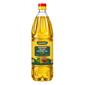 Gramiko Cold Pressed Yellow Mustard Oil (Peeli Sarso Ka Tel) - 1 Litre