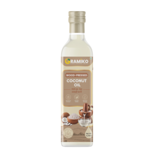Gramiko Wood Pressed Coconut Oil (Nariyal Tel) - 1 Litre