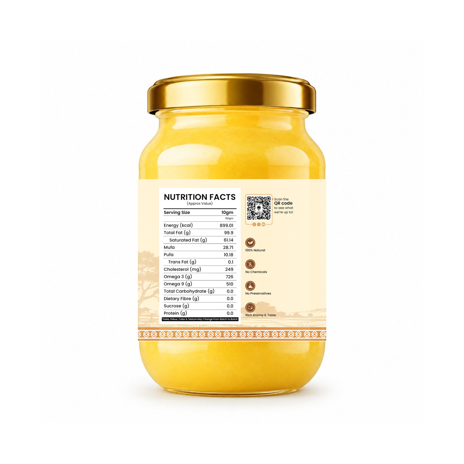 Gramiko A2 Desi Cow Ghee - 500 ML - Image 2