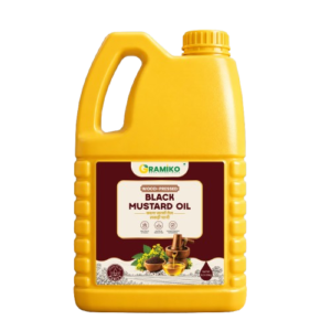 Gramiko Wood Pressed Black Mustard Oil (Kali Sarso Ka Tel) - 5 Litre